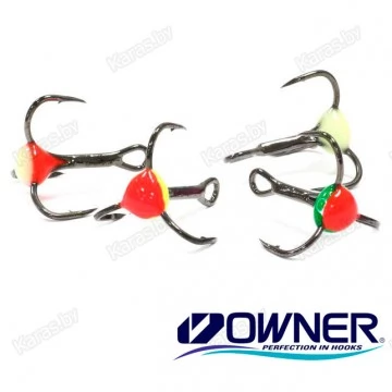 Крючок тройник Owner с каплей  №16