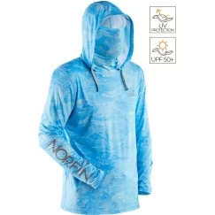 Джерси Norfin Sun Pro Waves Hoodie Blue