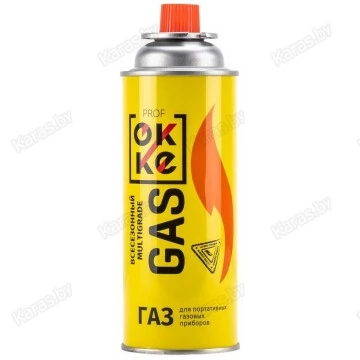 Газ универсальный всесезонный Okke, цанговый, 220 гр