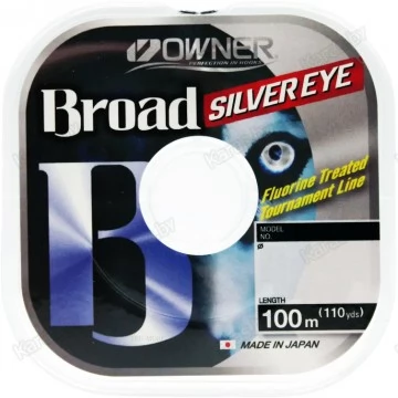 Леска монофильная Owner Broad Silver Eye 100 м