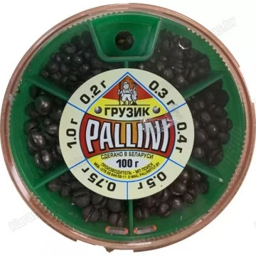 Набор грузил Pallini 100 г, 0.2-1.0 г