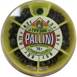 Набор грузил Pallini 70 г, 0.2-0.75 г