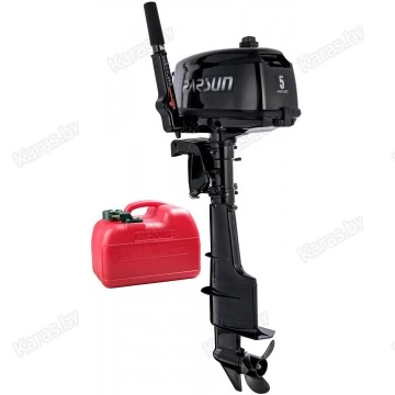 Лодочный мотор 2-тактный бензиновый Parsun T5 BMS (выносной бак 12 л)