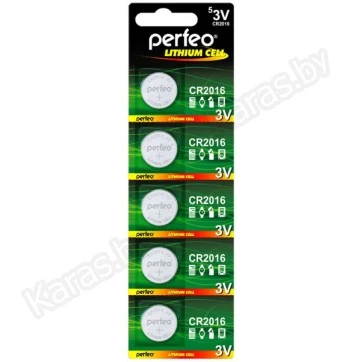 Батарейка Perfeo 3V (CR2016)
