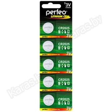 Батарейка Perfeo 3V (CR2025)