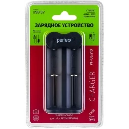 Зарядное устройство Perfeo PF-UL-210 Li-ion, 5V, 2 слота