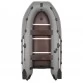 Надувная 3-х местная ПВХ лодка Пилот M-300 (серый)