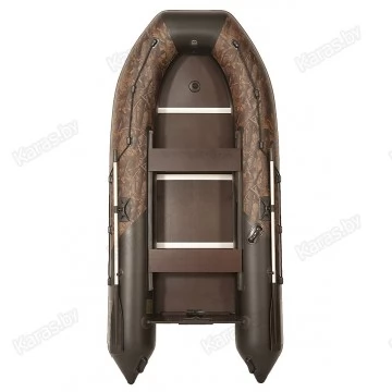Надувная 3-х местная ПВХ лодка Пилот M-330 (кмф)