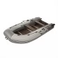 Надувная 3-х местная ПВХ лодка Пилот M-300 (серый/темно-серый)