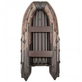 Надувная 3-х местная ПВХ лодка Пилот M-300 НДНД (черный/камуфляж)