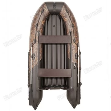 Надувная 3-х местная ПВХ лодка Пилот M-300 НДНД (черный/камуфляж)