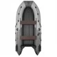 Надувная 4-х местная ПВХ лодка Пилот M-360 НДНД (серый/темно-серый)