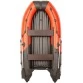 Надувная 4-местная ПВХ лодка Пилот M-340 НДНД (красный/черный)