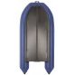 Надувная 3-х местная ПВХ лодка Пилот M-330 (серо-синяя)