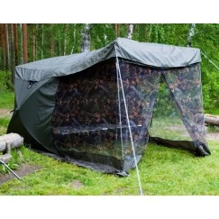 Всесезонная палатка Пингвин MrFisher Шелтерс с москитной шторкой (2.15х2.15х2.0 м)