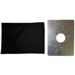 Окно с металлической вставкой Пингвин (выход под трубу)