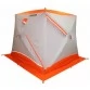 Палатка зимняя Пингвин Призма Brand New двухслойная (2.0х1.85х1.85м, бело-оранжевая)