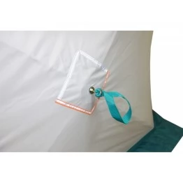 Всесезонная палатка Пингвин Призма Шелтерс двухслойная (1.85х1.85х1.75 м, бело-синяя)