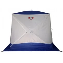 Палатка зимняя Пингвин Призма Премиум (2.15х2.15х2.0м, бело-синяя)