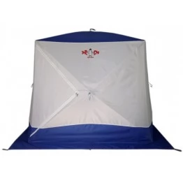 Палатка зимняя Пингвин Призма Премиум (2.15х2.15х2.0м, бело-синяя)