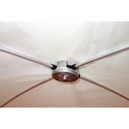 Палатка зимняя Пингвин Призма (1.85х1.85х1.75м, бело-оранжевая)