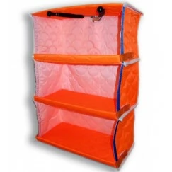 Полочка Пингвин с бортиками (оранжевая)