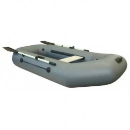 Надувная 1-местная ПВХ лодка Polar Bird Чирок PB-210 Т (серая)