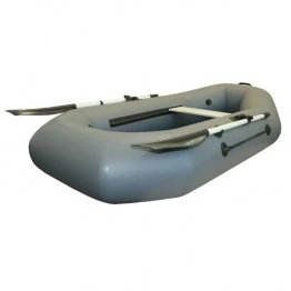 Надувная 1-местная ПВХ лодка Polar Bird Чирок PB-210 Т (серая)