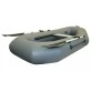 Надувная 1-местная ПВХ лодка Polar Bird Чирок PB-210 Т (серая)