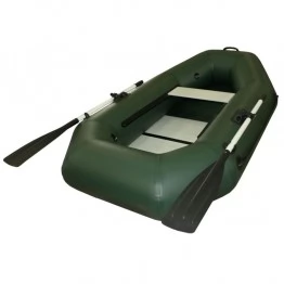 Надувная 1-местная ПВХ лодка Polar Bird Чирок PB-210 Т СС (зеленая, слань стеклокомпозит)