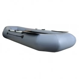 Надувная 2-местная ПВХ лодка Polar Bird Чирок PB-280 Т СС (серая, слань стеклокомпозит)