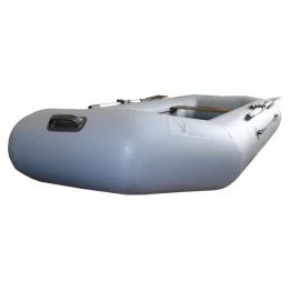 Надувная 2-местная ПВХ лодка Polar Bird Чирок PB-280 Т СС (серая, слань стеклокомпозит)