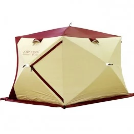 Палатка зимняя Снегирь 2Т Long Компакт трехслойная (2.3х1.7х1.8 м)