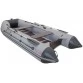 Надувная 5-местная ПВХ лодка Посейдон Викинг VN-360 PRO (серо-черный)