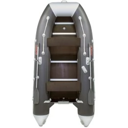 Надувная 5-местная ПВХ лодка Посейдон Викинг VN-360 PRO (бело-серый)