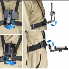 Держатель Практик-Профи (с ремнями) нагрудный регулируемый