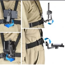 Держатель Практик-Профи (с ремнями) нагрудный регулируемый