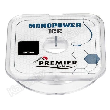 Леска монофильная Premier Fishing Monopower Ice Clear 30 м
