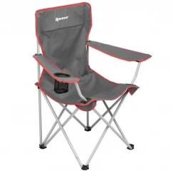 Кресло складное Nisus N-96806H-GR (серый/красный)