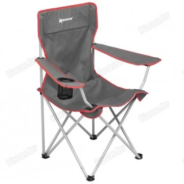 Кресло складное Nisus N-96806H-GR (серый/красный)