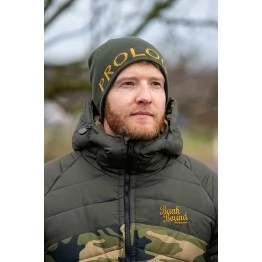 Шапка Prologic Bivy Logo Beanie Rifle Green/Orange