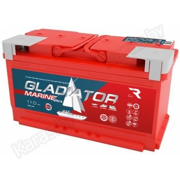 Аккумулятор лодочный тяговый Gladiator Marine 100 Ah