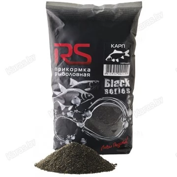 Прикормка RS Black Series Карп (черная) 1кг