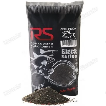 Прикормка RS Black Series Лещ река (черная) 1кг