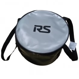 Мягкое ведро для прикормки RS 10 л (ПВХ, серо-черное)