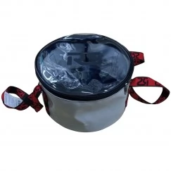 Мягкое ведро для прикормки RS 6 л ПВХ (серое)