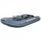 Надувная 3-местная ПВХ лодка RiverBoats RB-300 (серая, киль)