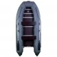 Надувная 3-местная ПВХ лодка RiverBoats RB-300 (серая, киль)