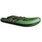Надувная 2-местная ПВХ лодка RiverBoats RB-280 супер лайт П (зеленая)