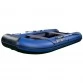Надувная 4-местная ПВХ лодка RiverBoats RB-330 (сине-черная)